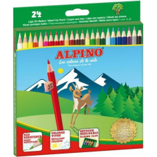 Alpino Krāsainie zīmuļi Alpino AL010658 Daudzkrāsains 24 Daudzums