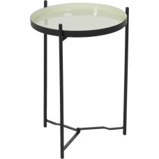 Bigbuy Home Mazs galdiņš 35,5 x 35,5 x 50,5 cm Melns Zaļš Dzelzs