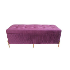 Dkd Home Decor Foot-of-bed Bench DKD Home Decor Bronza Violets Koks MDF 115 x 43 x 46 cm