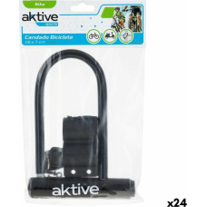 Aktive Key padlock Aktive Black 19,5 x 12,5 x 2,8 cm 24 Units