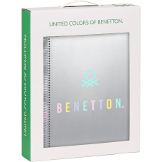 Benetton Kancelejas Komplekts Benetton Silver Sudrabains A4 2 Daudzums
