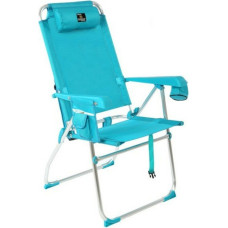 Bigbuy Outdoor Saliekamais Krēsls Alumīnijs Zils