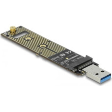 Delock Adapteris Cietajam Diskam DELOCK 64069 Zaļš USB USB 3.1 PCIe M.2
