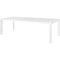 Bigbuy Garden Pusdienu galds Io Balts Alumīnijs 280 x 100 x 75 cm