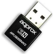 Approx! Wi-Fi Adapteris approx! appUSB300NAV2 300 Mbps Nano USB