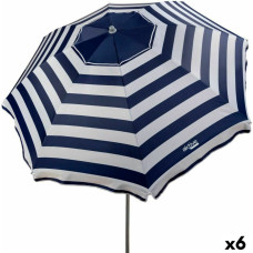 Aktive Пляжный зонт Aktive Zils/Balts 220 x 209 x 220 cm Tērauds Audums Oxford (6 gb.)