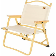 Aktive Saliekamais kempinga krēsls Aktive Sabana 47 x 62 x 42 cm (2 gb.)