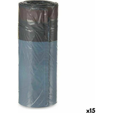 Bigbuy Home Rubbish Bags Citric Self-closing Grey Polyethylene 30 L 15 Units
