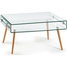 Gift Decor Centrālais galds Stikls Koks MDF 55 x 52 x 110 cm