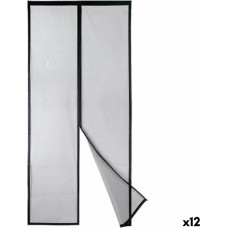 Kipit Moskītu tīkls Magnētisks Melns Poliesters Magnēts 90 x 210 cm (12 gb.)