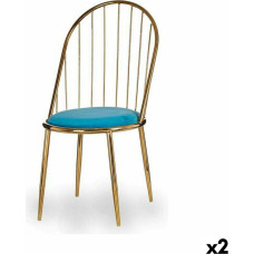 Gift Decor Krēsls Stieņi un termināli Zils Bronza 48 x 95,5 x 48 cm (2 gb.)