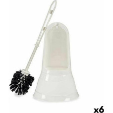 Berilo Toilet Brush White Black PVC polypropylene 16 x 36,2 x 16 cm (6 Units)