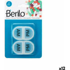 Berilo Kastīte ar Nodalījumiem Komplekts Caurspīdīgs Plastmasa (12 gb.)