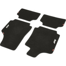 Formula 1 Car Floor Mat Set FORMULA 1 CM480 Black/White 4 uds