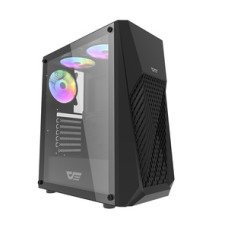 Darkflash Computer case Darkflash DK150 with 3 fans (black)