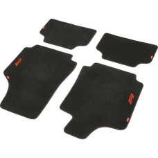 Formula 1 Car Floor Mat Set FORMULA 1 CM570 Black/Red 4 uds