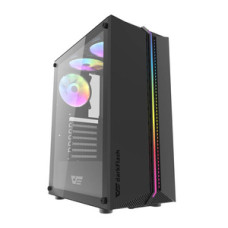 Darkflash Computer case Darkflash DK151 LED with 3 fan (black)