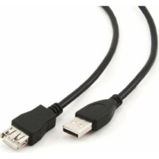 3GO USB Divu pagarinājumu Kabelis 3GO C109 Melns 2 m