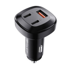 Acefast Car Charger Acefast B3, 66W, 2x USB-C + USB (black)