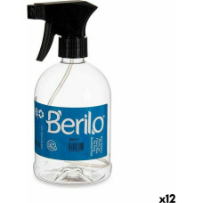 Berilo Pulverizatora Pudele Melns Caurspīdīgs Plastmasa 500 ml (12 gb.)