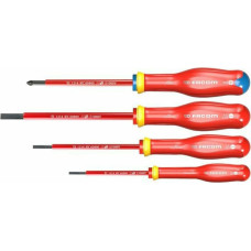 Facom Screwdriver Set Facom Protwist Isolated 1000V AT4VEPB Flat Pozidriv 4 Pieces