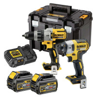 DeWalt DCK276T2T 18V XR Drill and Impact Drill Combo Kit with 2x 6.0 Ah Batteries